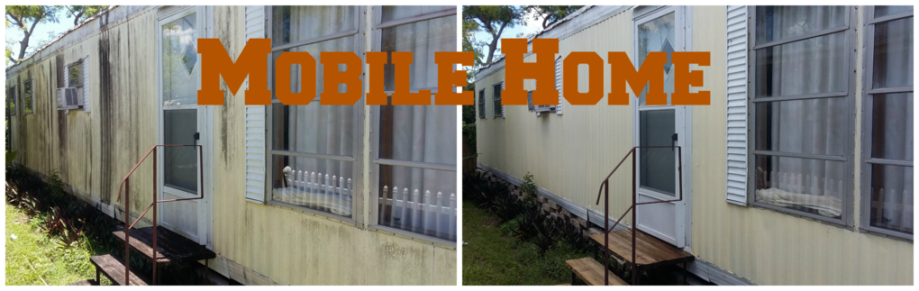 Mobile home washing